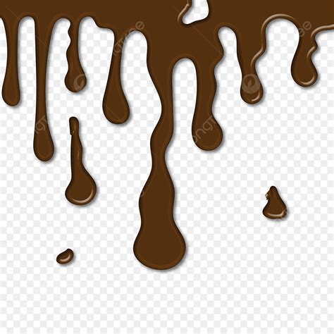 Gambar Cokelat Cair Meleleh Menetes Manis Merapatkan Pencuci Mulut