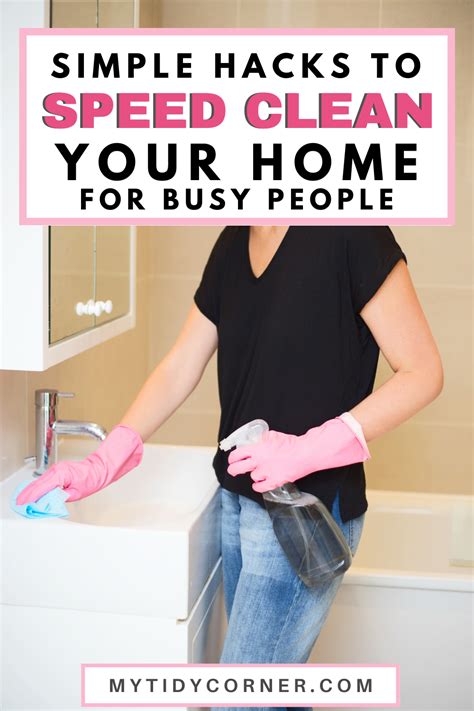 Easy Speed Cleaning Tips How To Clean Your House Fast