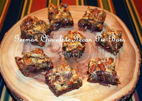 These chocolate pecan pie bars are a dream come true when it comes to easy thanksgiving desserts. Fleur de Lolly: German Chocolate Pecan Pie Bars