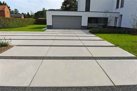 beste stijlvolle tegels voor oprit in belgië intercarro driveway design modern driveway