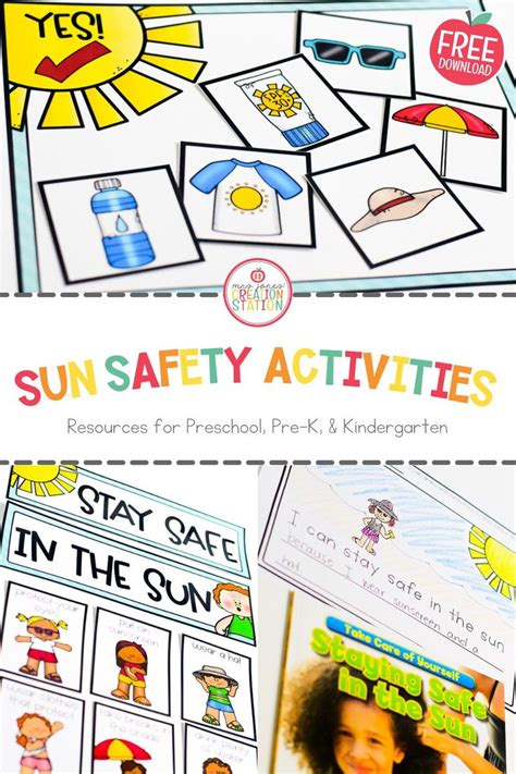 Sun Safety Activities Mrs Jones Creation Station Summer Preschool
