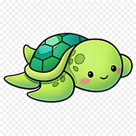 Cute Cartoon Sea Turtles