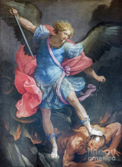 The Archangel Michael Defeating Satan By Guido Reni Photograph By