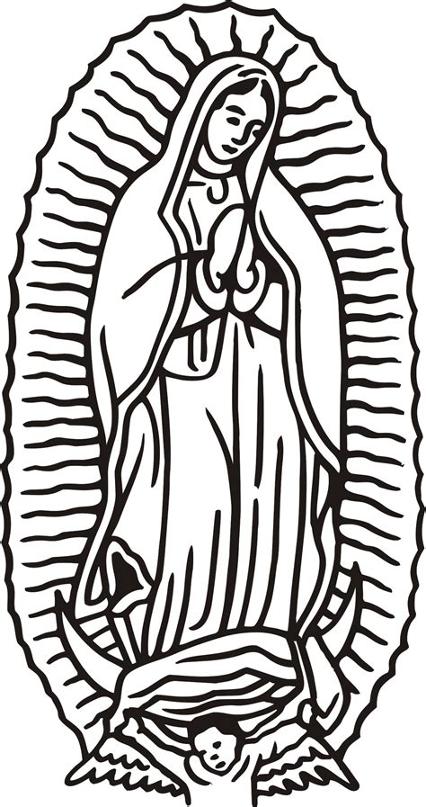 Virgen De Guadalupe Coloring Pages At Getcolorings Free Printable