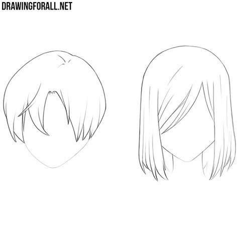 Top Image How To Draw Animes Hair Thptnganamst Edu Vn