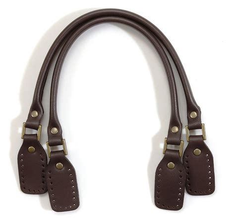 Byhands 100 Genuine Leather Purse Handles And Bag Strap Brown 144