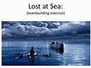 Lost at Sea Team Building Exercise power point slides
