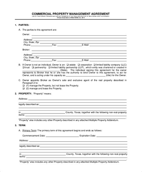 Free 9 Sample Property Management Agreement Templates In Pdf Ms Word