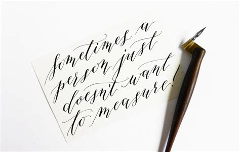 How To Practice Calligraphy The Postman S Knock