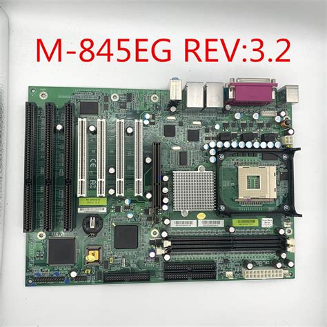 M 845eg Rev32 Ipc Motherboard 4 Pci 3 Isa Slots