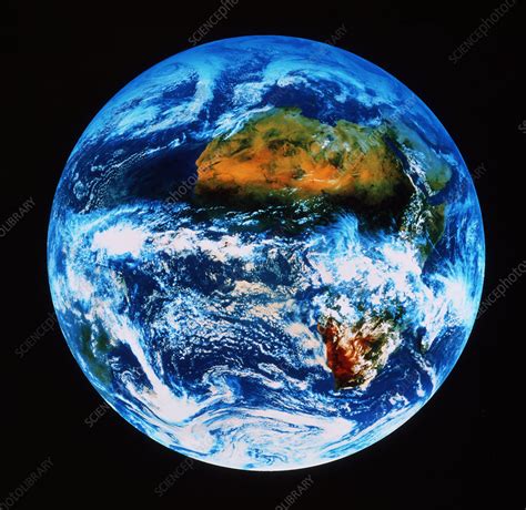 Earth From Space With Africa Stock Image E0500305 Science Photo Library
