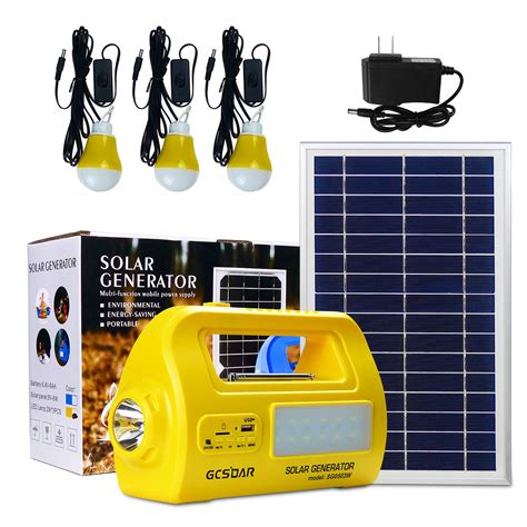 Buy Solar Lighting System Portable Generator Kit Dc Lighting With Power