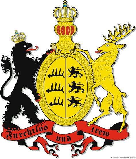 German, vintage, germany, german empire, wurttemberg, baden württemberg. Wappen der Grafen / Könige von Württemberg