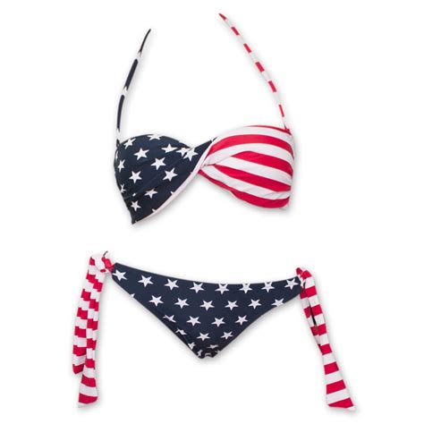 American Flag Bikinis Set Designer Bikini Women My Xxx Hot Girl