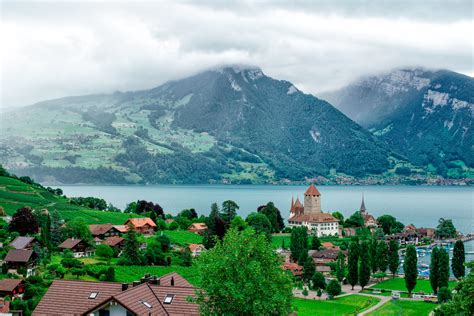A Quaint Village In Switzerland