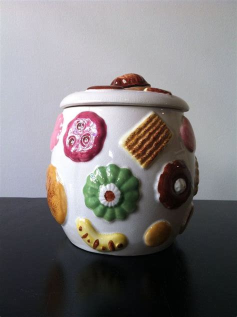 Collectible Napco Cookies All Over Cookie Jar Cookie Jars Vintage