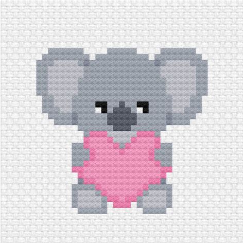 Free Koala Cross Stitch Pattern For Fundraising For Australian