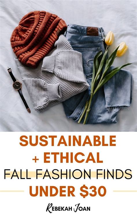 Sustainable Ethical Fall Fashion Finds Under 30 Ethical Clothing