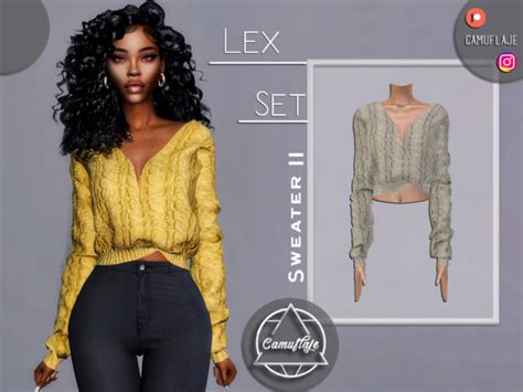 Lex Sweaters Ii By Camuflaje At Tsr Sims 4 Updates