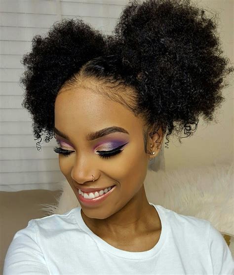 10 Two Puffs Natural Hair Fashion Style