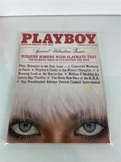 Mavin Vintage February Playboy Magazine Suzanne Somers Sandy