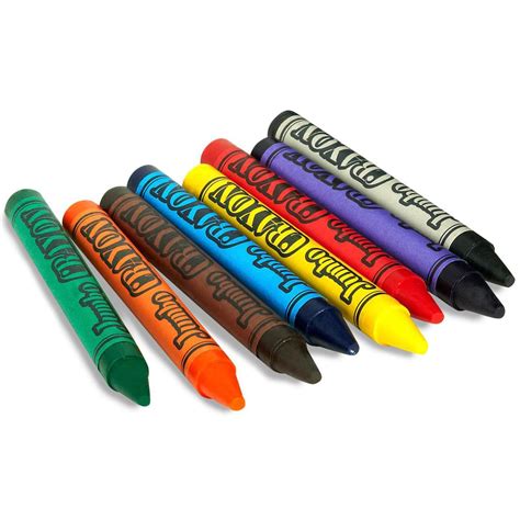 Crayola Jumbo Crayons Are Designed To Provide Bright Colors Jumbo