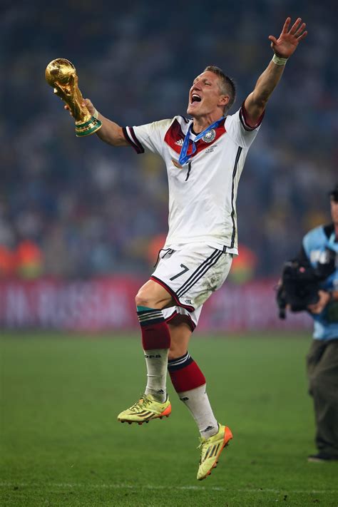 Bastian schweinsteiger the heartbeat of germans' midfield but gonzalo higuain haunted by missed chance. Pin em World Cup 2014