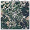 Aerial Photography Map of St Matthews, SC South Carolina
