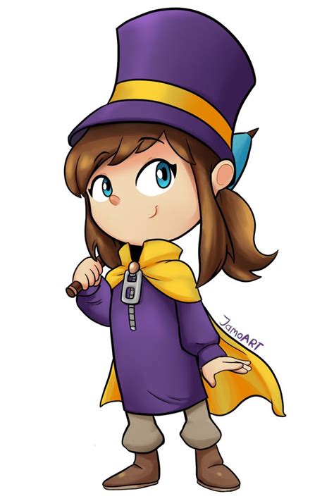 Hat Kid By Jamoart On Deviantart A Hat In Time Girl With Hat Hats