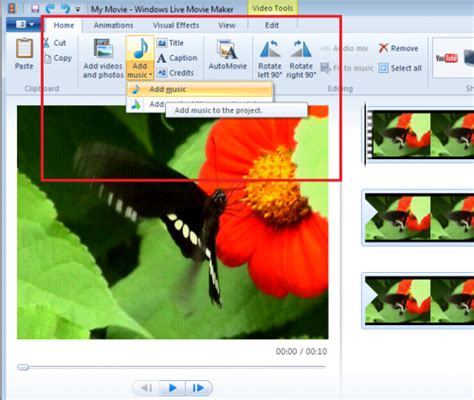 Windows Live Movie Maker Tips How To Use Multiple Background Music