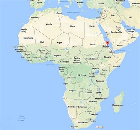 Map icon eritrea blue map africa vector. Model: Elsabel Yemane | Sola Rey