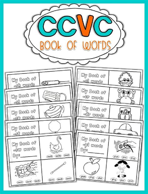 Free printable cvc words list. 17 Best images about CCVC Activities on Pinterest | Words ...