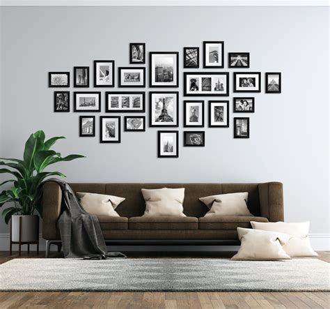 30 Picture Frames On Wall Decoomo