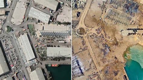 Explosión En Beirut La Impactante Imagen Del Antes Y Después Del