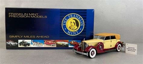 Franklin Mint 1934 Packard Convertible Sedan Matthew Bullock Auctioneers