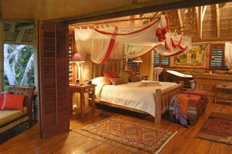 Open And Cozy At The Same Time Indian Style Bedrooms Exotic Bedrooms