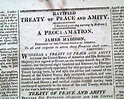 Treaty of Ghent ends the War of 1812... - RareNewspapers.com
