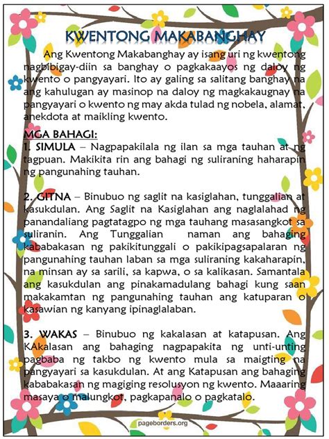 Halimbawa Ng Kwentong May Simula Gitna At Wakas Dewakas