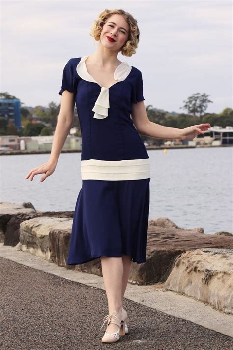 gracefullyvintage the perfect 1920s nautical day dress 1920s fashion women 1920s outfits