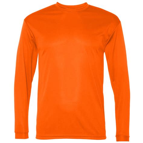 C2 Sport 5104 Performance Long Sleeve T Shirt Safety Orange Full Source