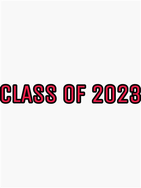 Class Of 2023 Sticker By Maraspar Redbubble