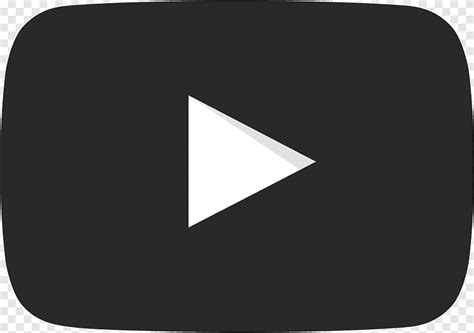 44 Transparente Logo Youtube Blanco Y Negro Png