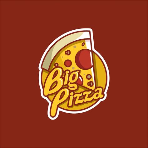 Premium Vector Big Pizza Logo