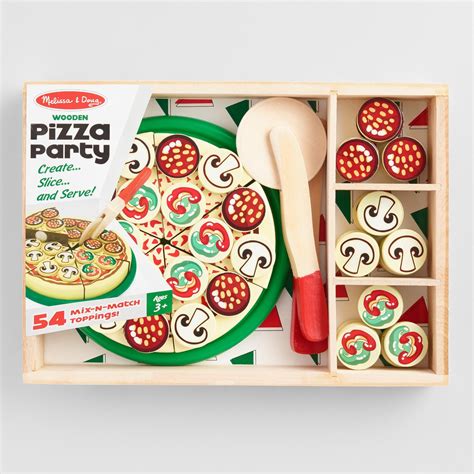 Melissa And Doug Wood Pizza Party Slicing Playset By World Market
