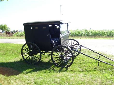 Amish Carriage At Yoder Farms Near Clare Michigan Photo By Charlie