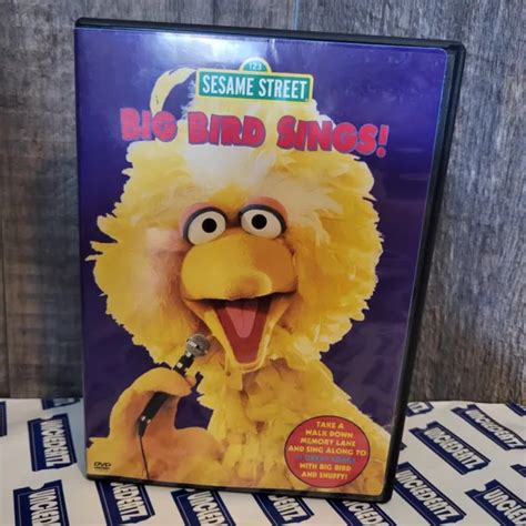 Sesame Street Big Bird Sings Dvd Region 1 Rare Oop 18 98 Picclick