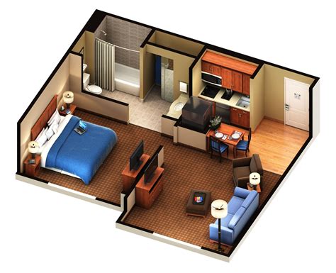 Geoff House Extended Stay America 1 Bedroom Suite Floor Plan Hotels
