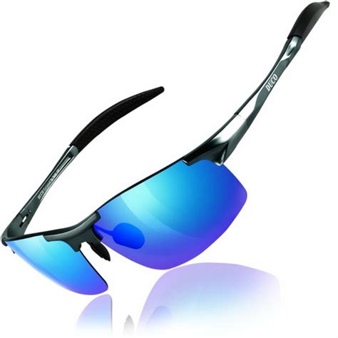 duco mens sports polarized sunglasses uv protection sunglasses for men revo blue ebay
