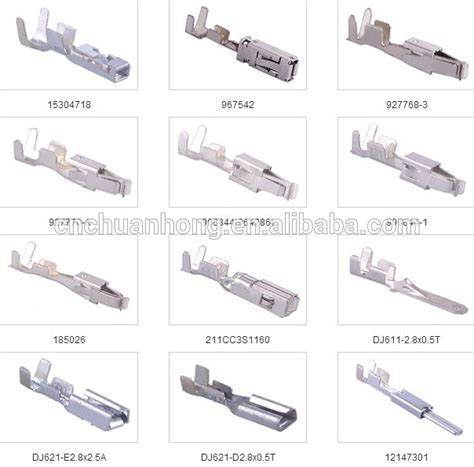 Our product range includes a wide range of 4.8 female slotted terminal, 4.8 positive lock type terminal, 4.8 positive inner lock terminal, 6.4 positive lock terminal, jointer. Automotive wiring harness terminal 1123343-1, View ...