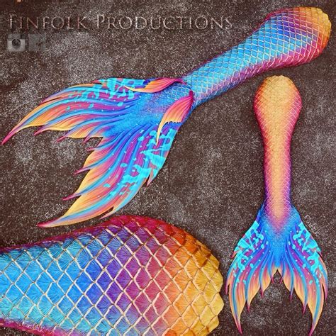 Tropical Mermaid Fin My Finfolk Productions Totally Want This One